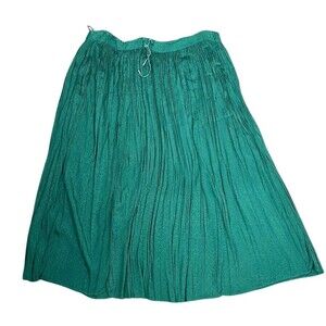 World‎ Market Boho Textured Maxi Skirt, Lined, Size L/XL Drawstring Waist
